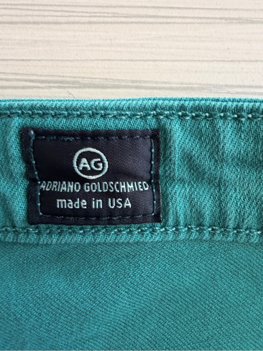 Woman’s AG Teal Women’s Stevie Jeans - Picture 5 of 7